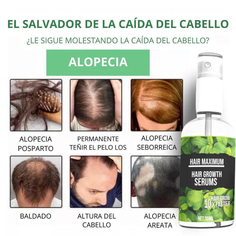 Spray para el cabello 2x1 - Fórmula americana HAIR GROWTH™