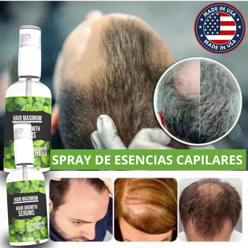 Spray para el cabello 2x1 - Fórmula americana HAIR GROWTH™